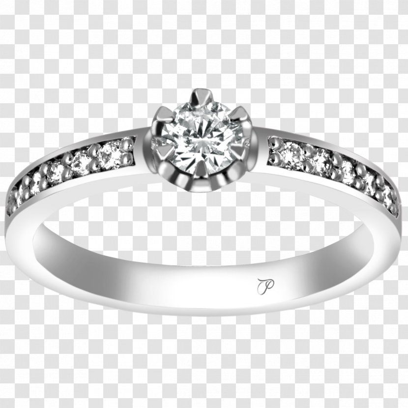 Wedding Ring Gold Engagement Solitaire - Carat Transparent PNG