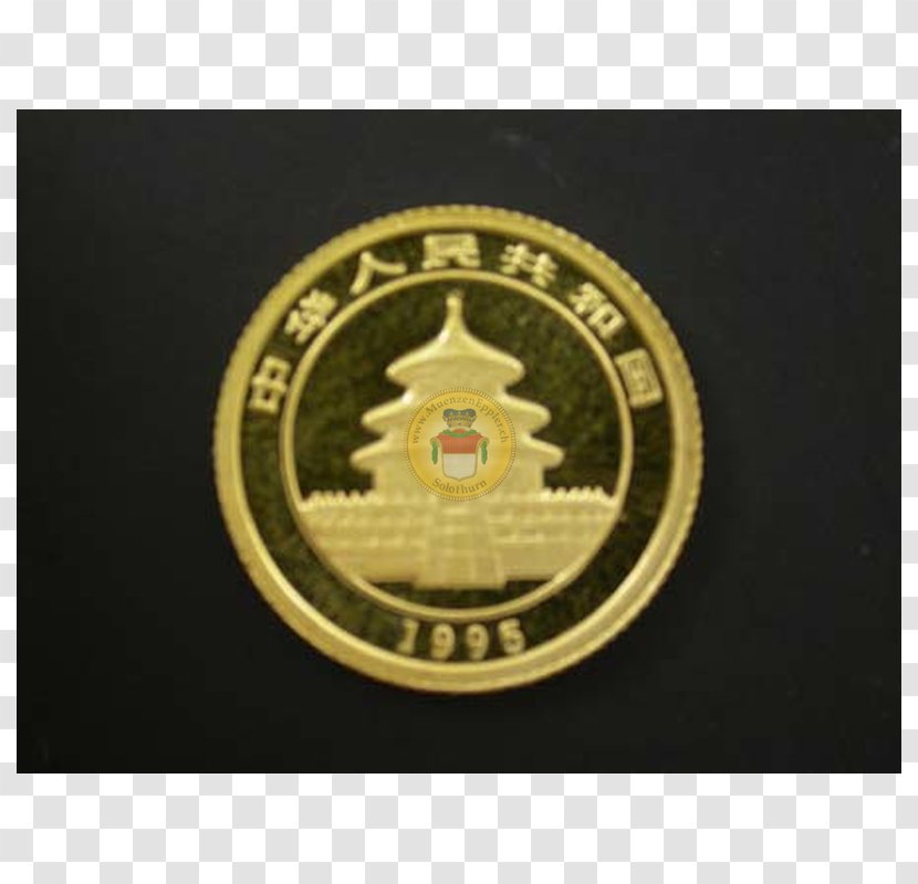 Giant Panda Chinese Gold Coin Silver Yuan - Renminbi - Five Coupon Transparent PNG