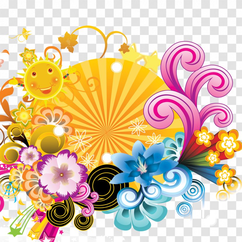 Clip Art - Flower - Floral Pattern Transparent PNG