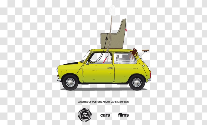 MINI Cooper Cars Poster Film - Play Vehicle - Mr. Bean Transparent PNG