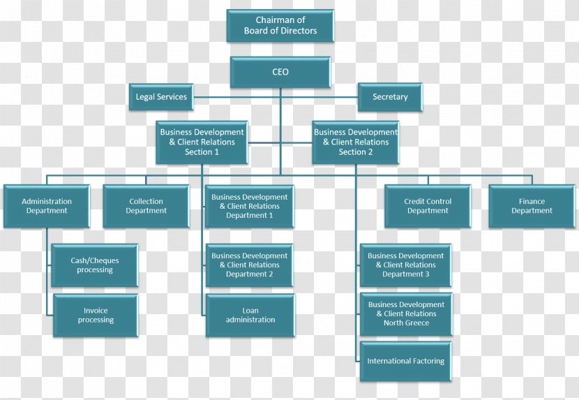 Organizational Chart Diagram Structure Image - Business Transparent PNG