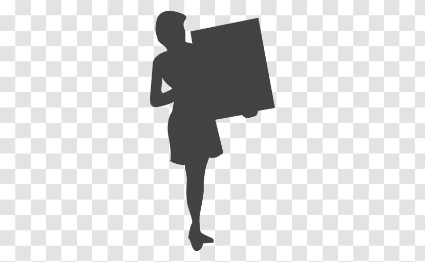 Silhouette Drawing Photography - Person - Carrying Vector Transparent PNG