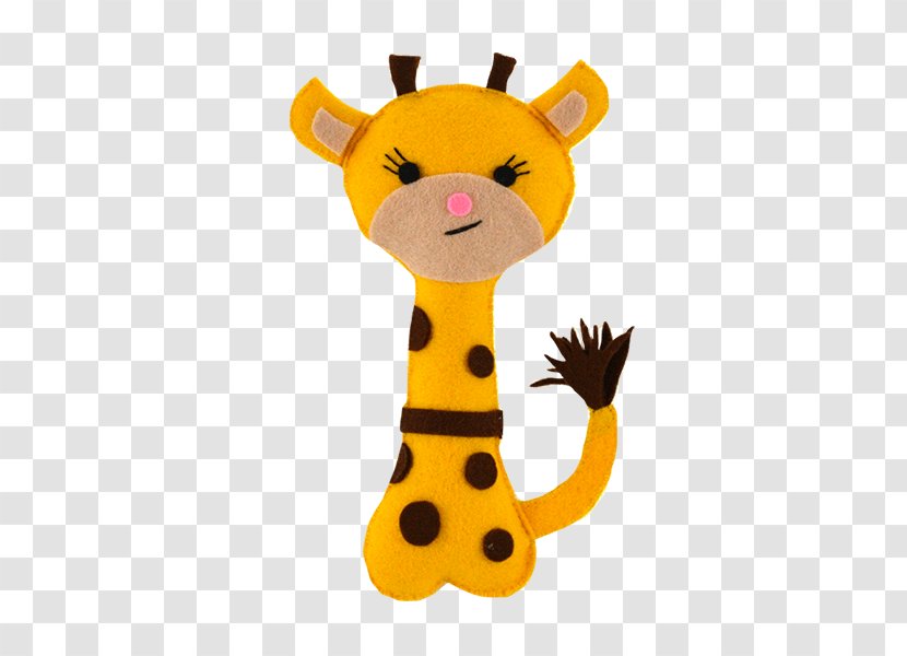 Northern Giraffe Stuffed Animals & Cuddly Toys Material - Jirafa Transparent PNG