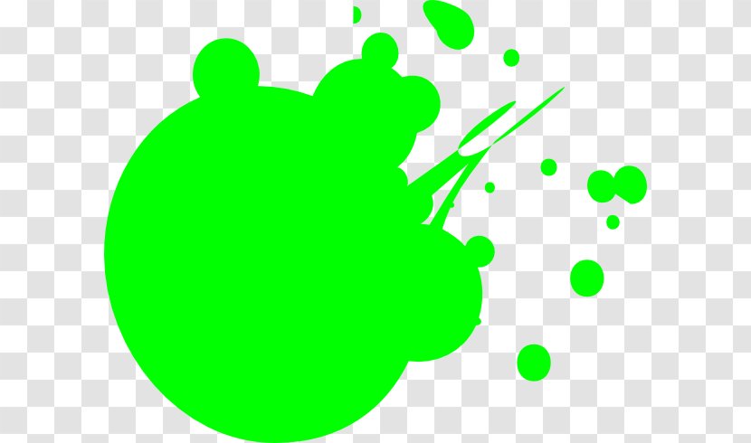 Paint Green Clip Art - Leaf - Neon Ribbon Cliparts Transparent PNG