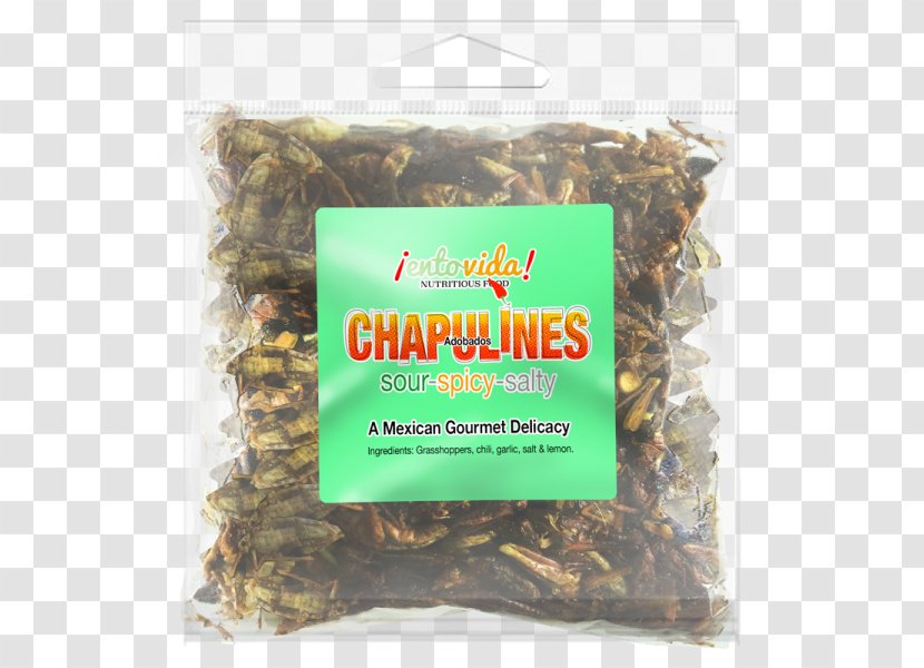 Chapulines Food Entomophagy Insect Vegetarian Cuisine - Adobo Transparent PNG