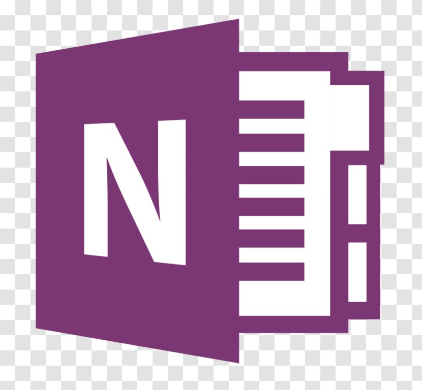 Microsoft OneNote Excel Office 365 Computer Software - Purple - One Note Icon Transparent PNG