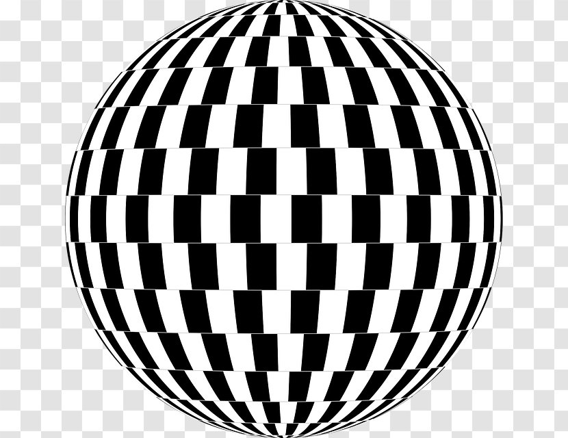 Optical Illusion Optics Müller-Lyer - Black And White - Checkerboard Transparent PNG