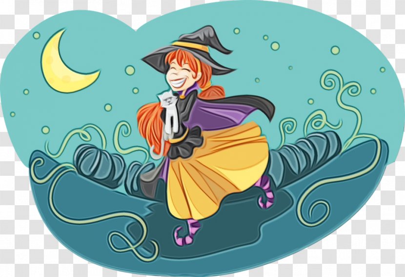 Witch - Witchcraft - Cartoon Little Witches Transparent PNG
