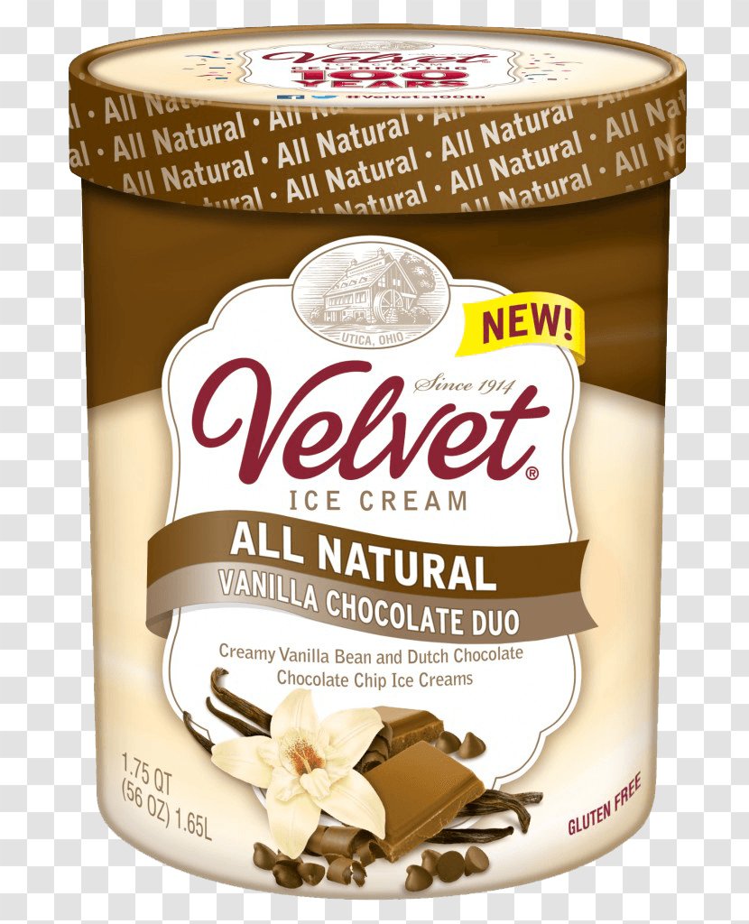 Velvet Ice Cream Company Flavor Butter Pecan - Dairy Product Transparent PNG