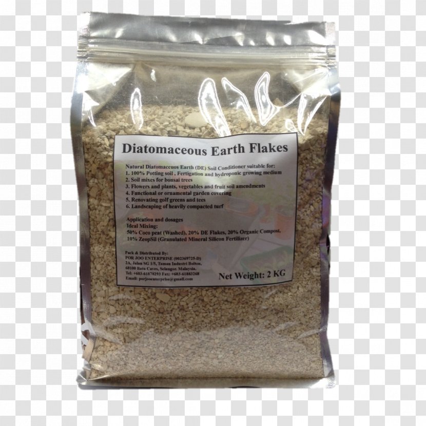 Diatomaceous Earth Potting Soil Fertilisers Conditioner Hydroponics - Batu Caves Transparent PNG