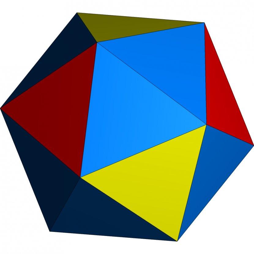 Regular Polyhedron Geometry Icosahedron Face - Rhombicuboctahedron Transparent PNG