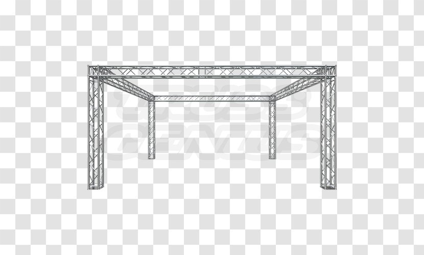 Truss Structure Steel Furniture Table - Outdoor Transparent PNG