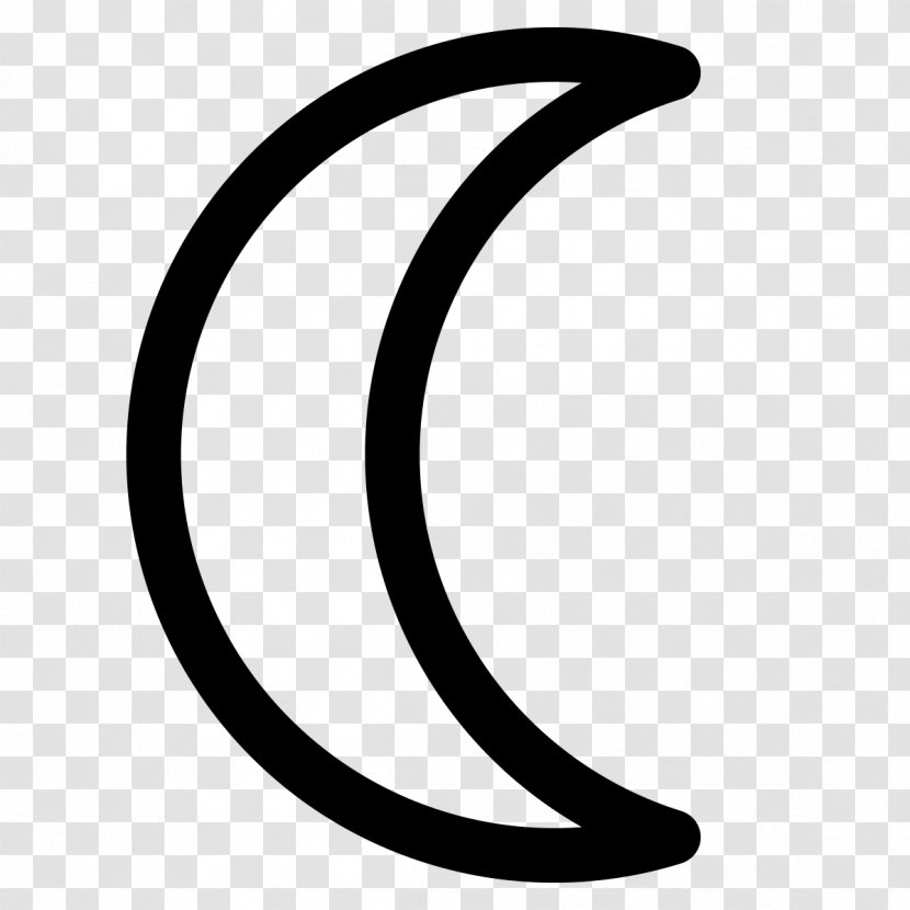 Moon Astronomical Symbols Crescent Earth - Symbol Transparent PNG
