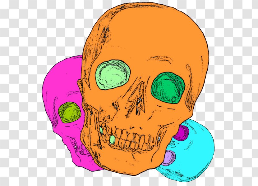 Blood Pressure Prank Electric Screen Human Skull - Hand Drawn Pupil Transparent PNG