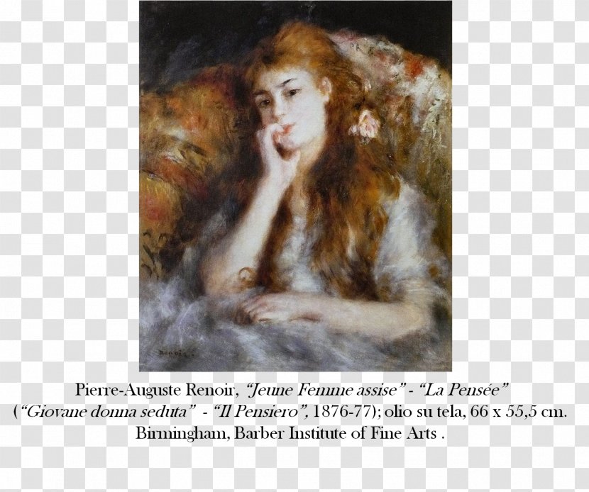 A Young Woman Seated At The Virginals Lady Virginal Pierre-Auguste Renoir Painting - Portrait - Auguste Georges Darzens Transparent PNG