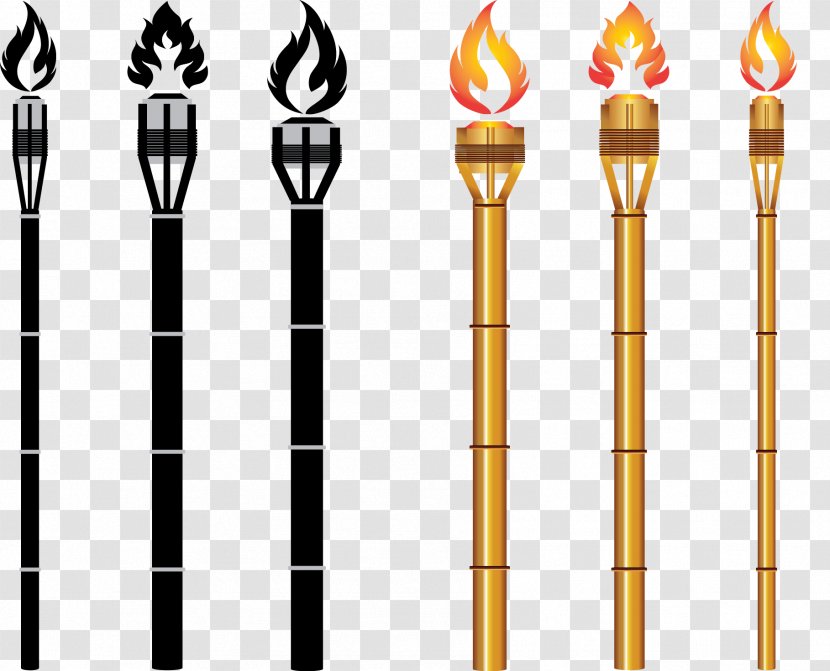 Vector Tiki Torch Carrier - Pitchfork Transparent PNG