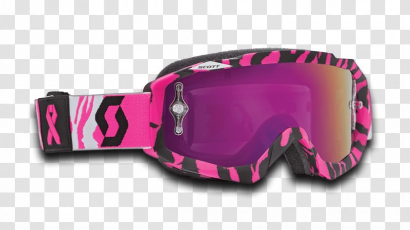 Goggles Scott Sports Hustle MX Goggle Glasses - Motocross Transparent PNG