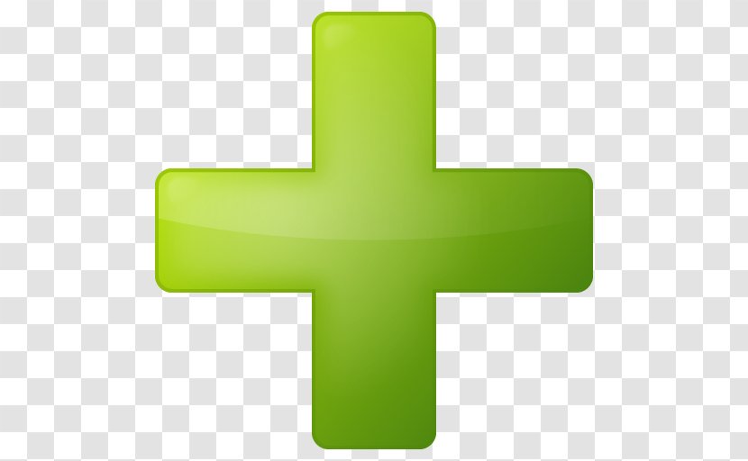 Download - Cross - Green Transparent PNG