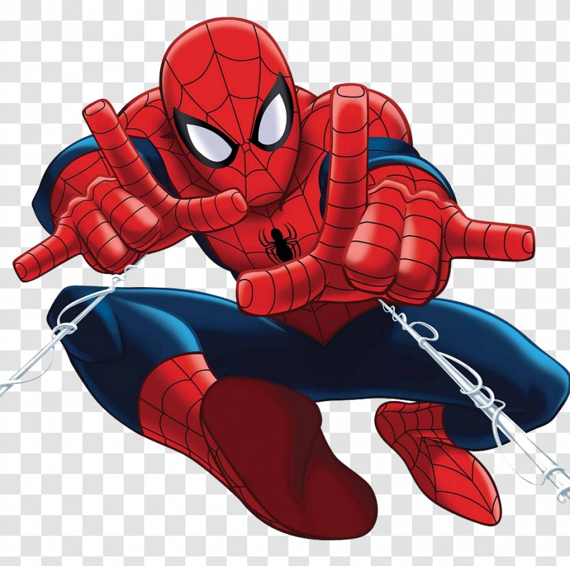 Ultimate Spider-Man Clip Art - Red - Spider Transparent PNG