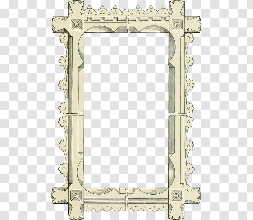 Picture Frame Portrait - Area - Painted Pale Yellow Transparent PNG