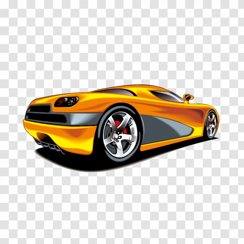 Sports Car Vector Motors Corporation Clip Art - Race - Luxury Yellow Transparent PNG