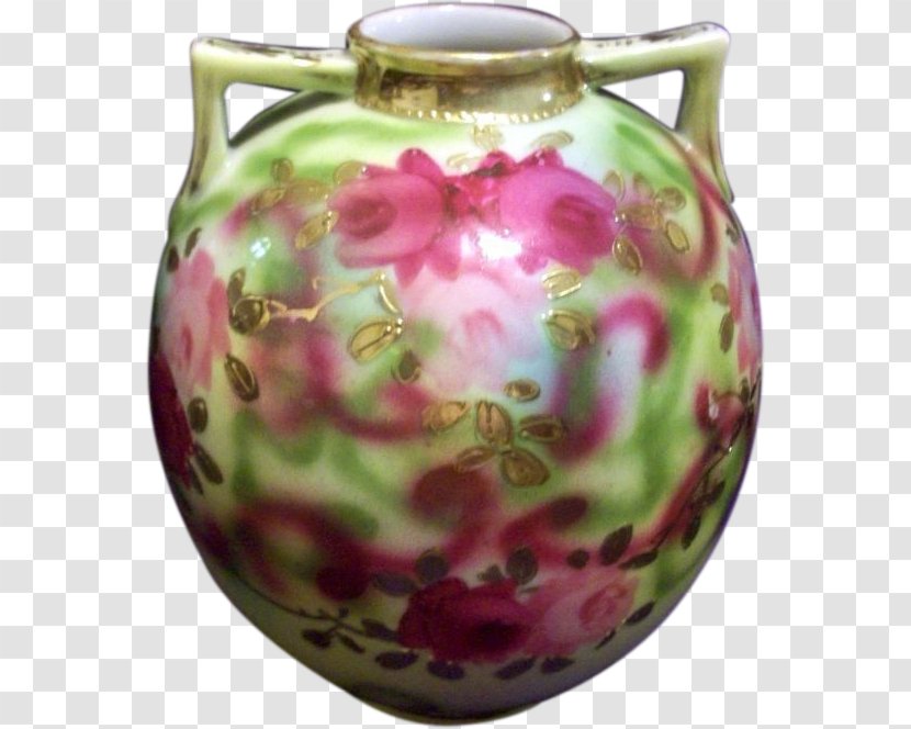 Vase Porcelain - Magenta Transparent PNG