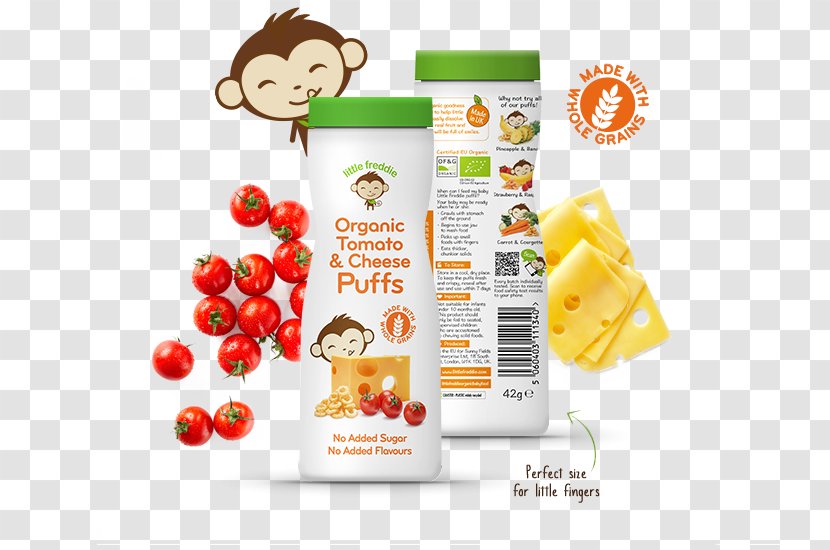 Organic Food Fruit Tomato Cheese Puffs - Superfood - Puff Transparent PNG