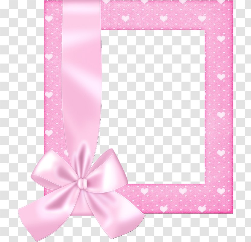 Picture Frames Ribbon Pink M RTV Pattern - Party Transparent PNG
