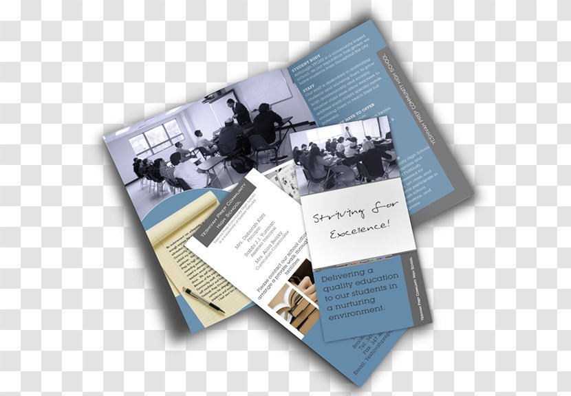 Pamphlet School Brochure Brand Education - Tri Fold Transparent PNG