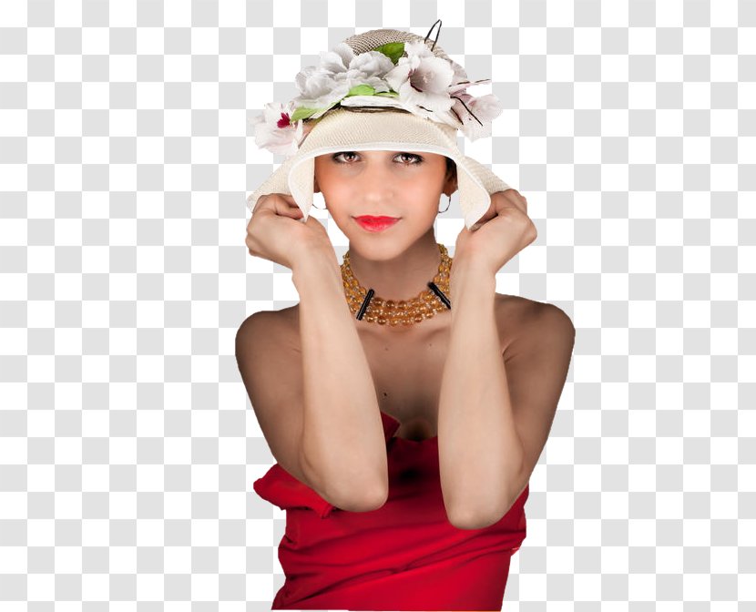 Woman Hat Female Red Transparent PNG