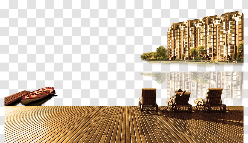 Download Real Estate - Wood - Lake View Transparent PNG