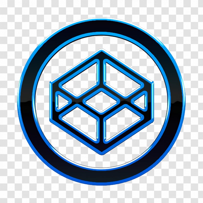 Web Icon - Symbol - Electric Blue Emblem Transparent PNG