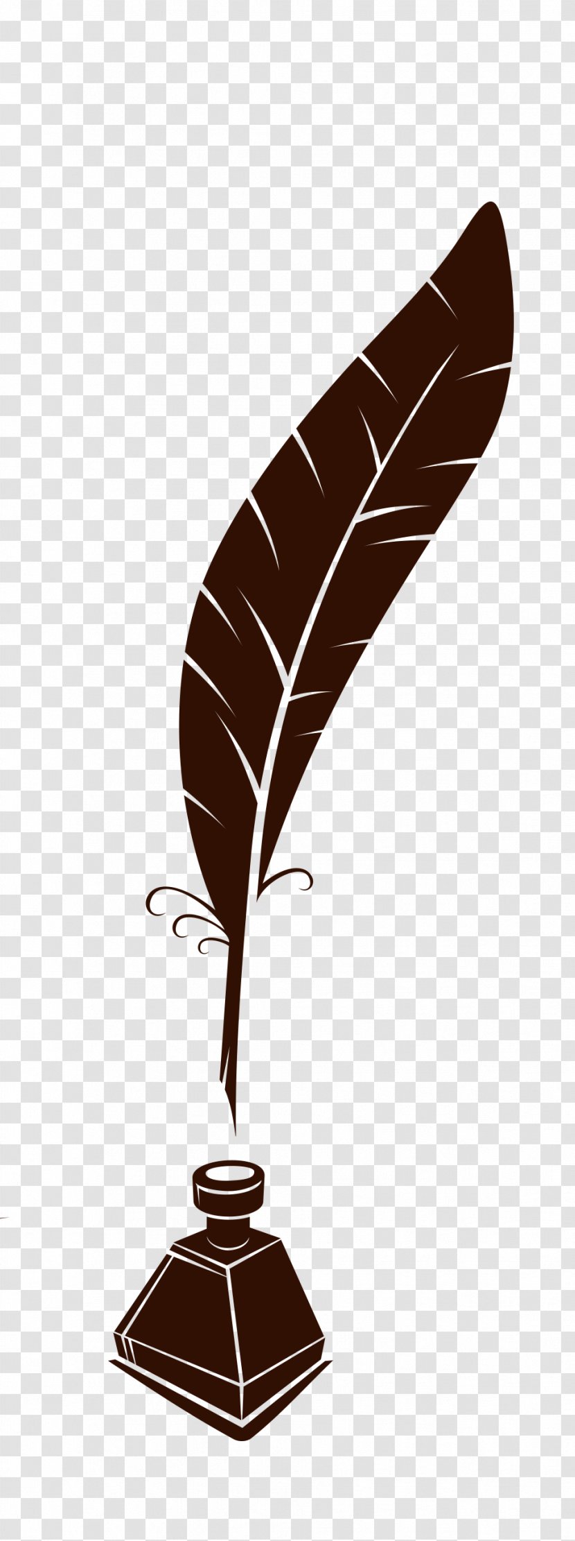 Paper Quill Feather Pen - Paint Transparent PNG