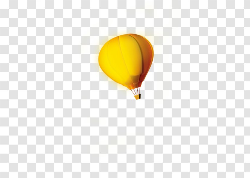 Flight Hot Air Ballooning - Yellow - Flying Balloon Transparent PNG