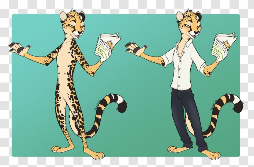 Cat Human Behavior Cartoon Carnivora - Art - Creative Cheetah Transparent PNG