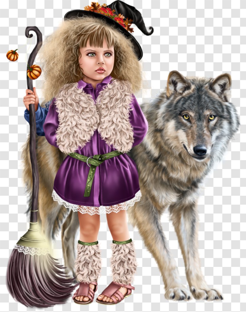 Gray Wolf Clip Art - Woman - Paradis Transparent PNG