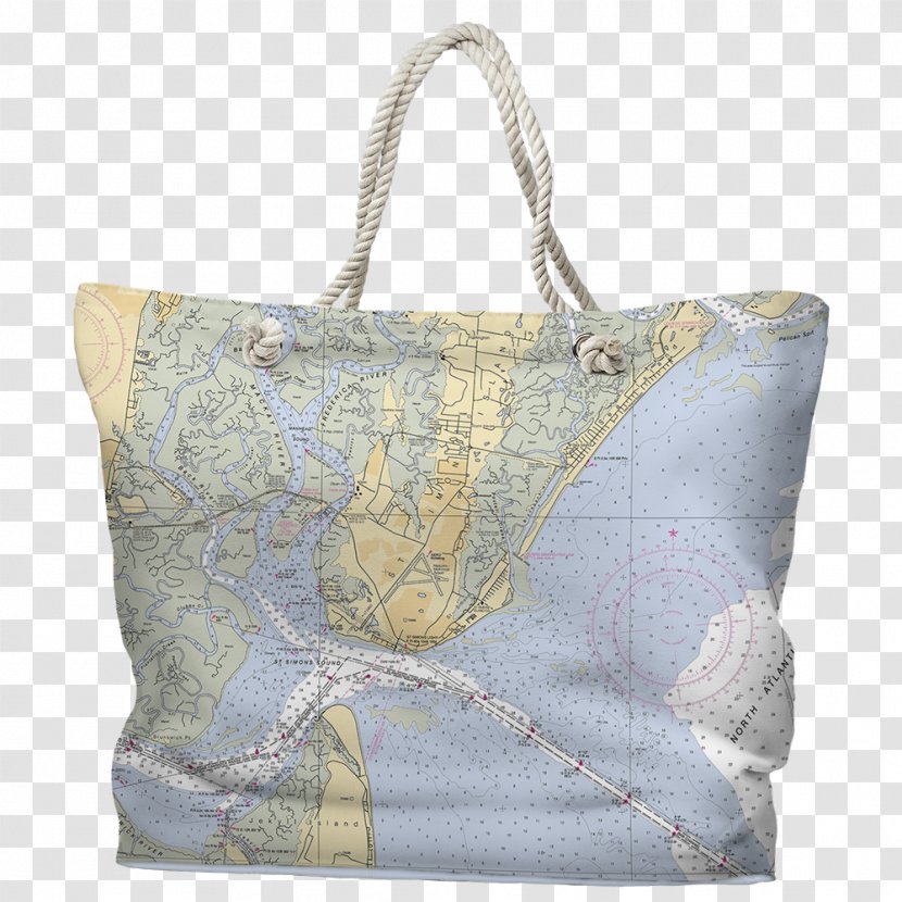 Tote Bag Messenger Bags Handbag Plastic - Nautical Map Transparent PNG