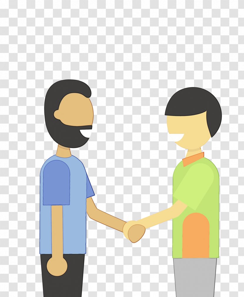 Friendship Cartoon - Gesture - Child Handshake Transparent PNG