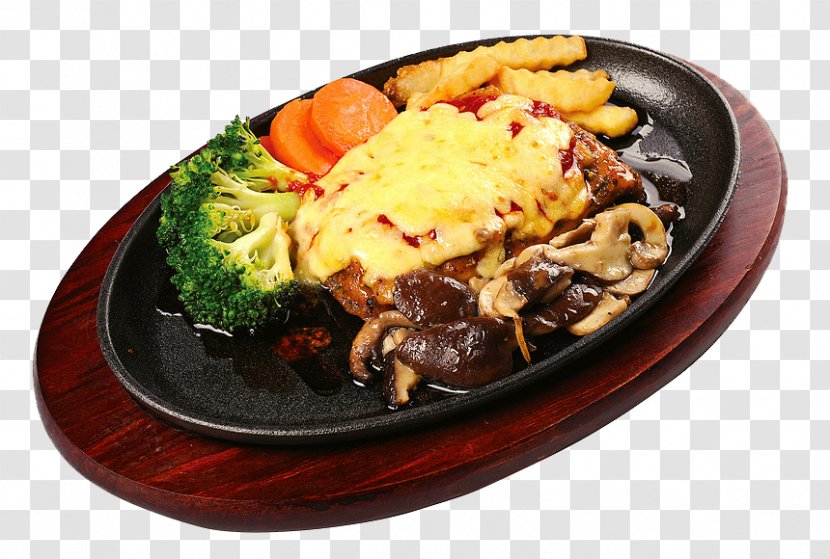 European Cuisine Vegetarian Beefsteak Barbecue Breakfast - Vegetable - Cheese BBQ Meal Transparent PNG
