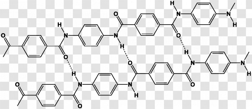 Aramid Condensation Polymer Kevlar Chemistry - Flower - Molecule Transparent PNG