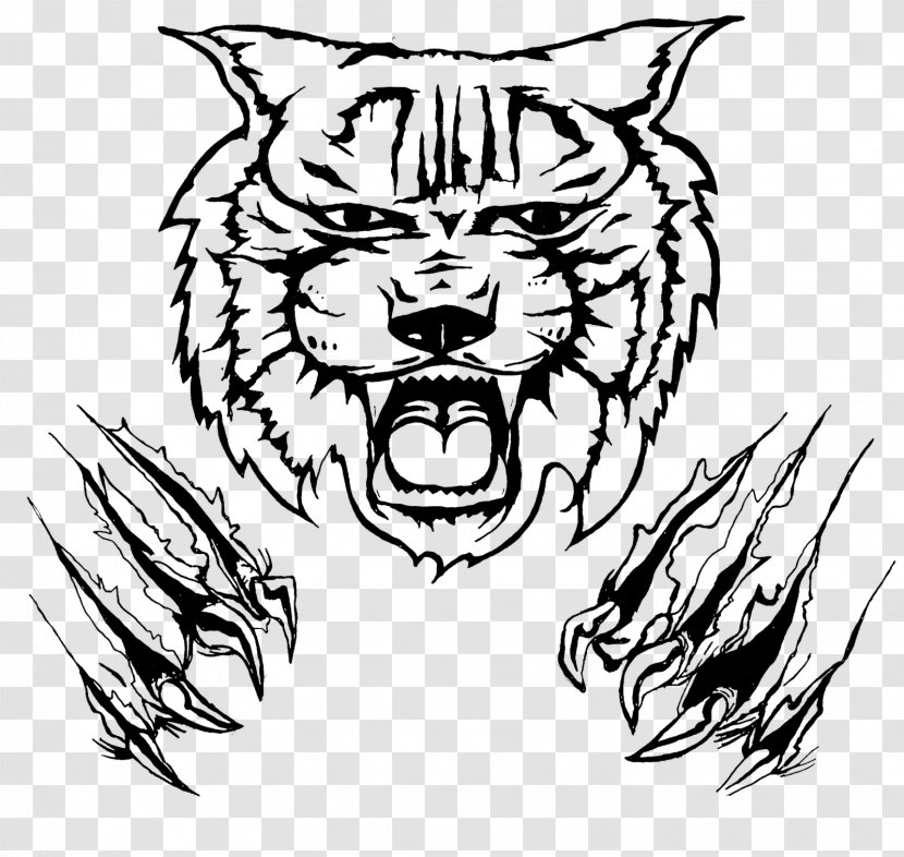 T-shirt Wildcat Drawing Clip Art - Designer Transparent PNG