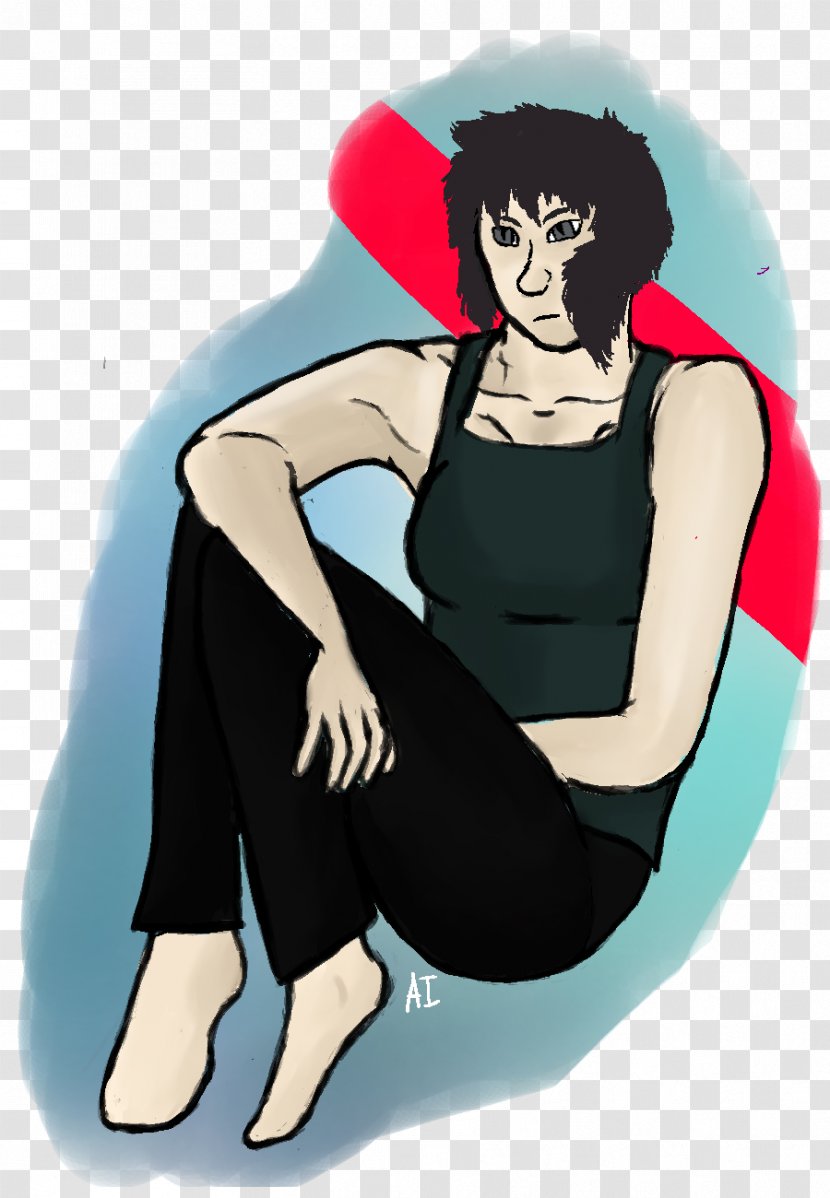 Cartoon Shoulder Homo Sapiens Character - Frame - Motoko Kusanagi Transparent PNG