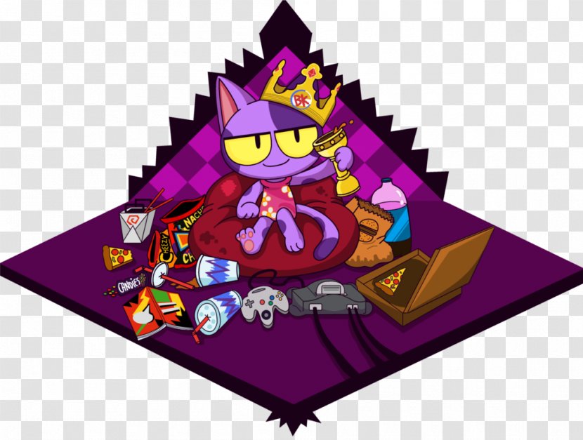 Character Fiction Clip Art - Purple - King Bob Transparent PNG