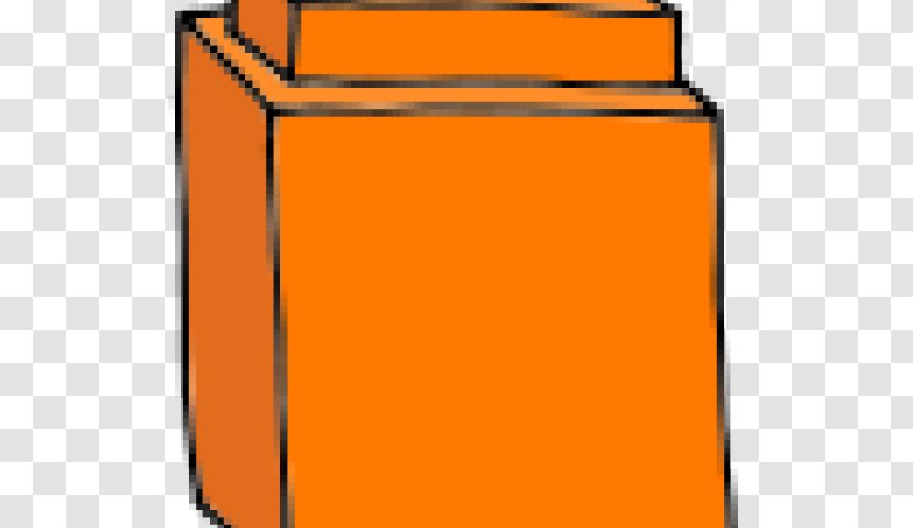 Clip Art Cube Illustration Image Vector Graphics - Orange - Letter Head Transparent PNG