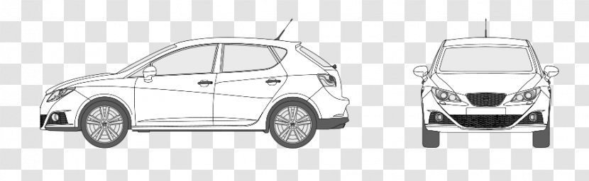 Car Door Automotive Lighting Mid-size Bumper - Compact - SEAT Ibiza Transparent PNG