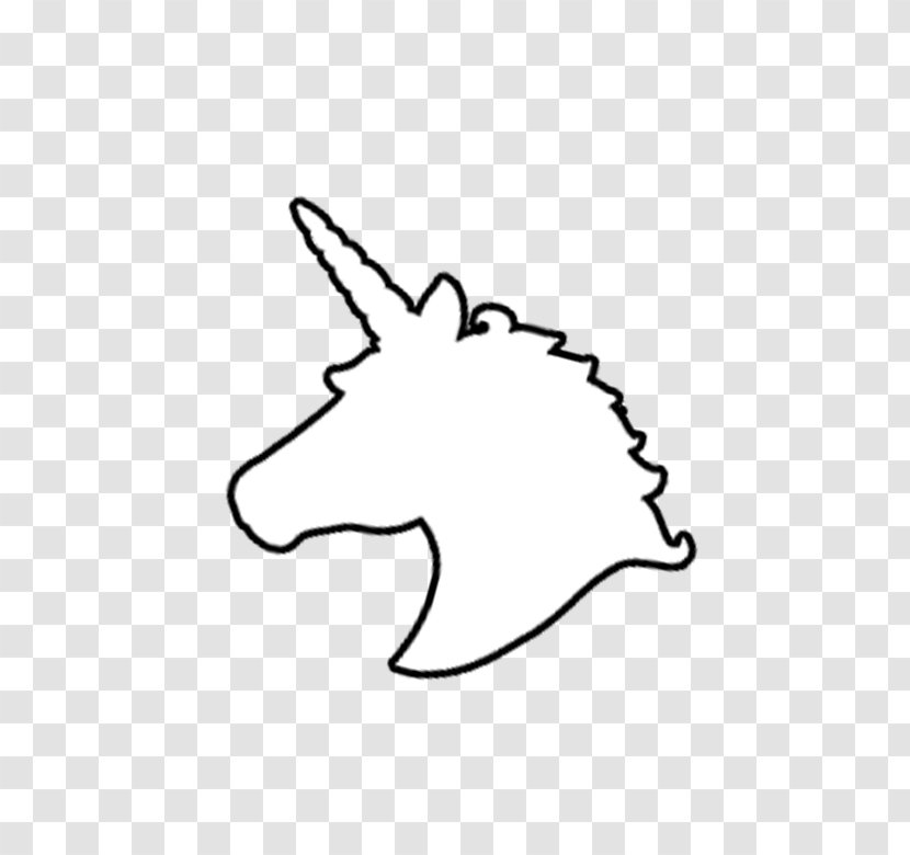 Drawing Whiskers Line Art - Black And White - Unicornio Transparent PNG