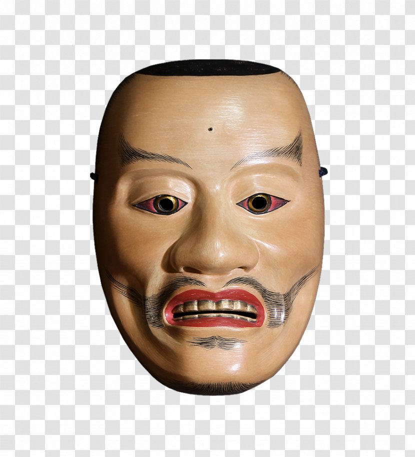 Mask 能面 Noh 翁 Funa Benkei Transparent PNG