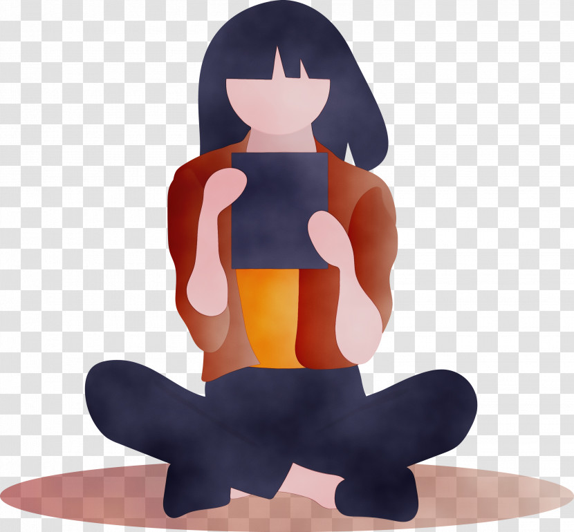 Figurine Cartoon Toy Action Figure Sitting Transparent PNG