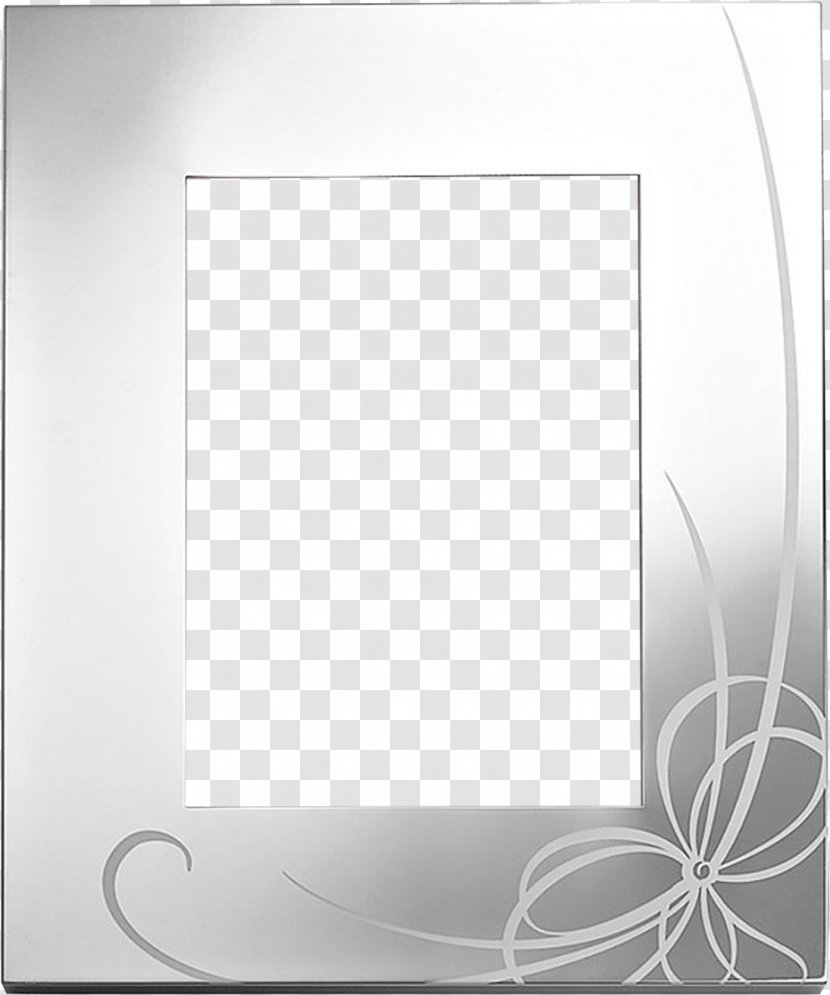 Metal Picture Frame Pattern - Film - Silver Metallic Decorative Material Transparent PNG