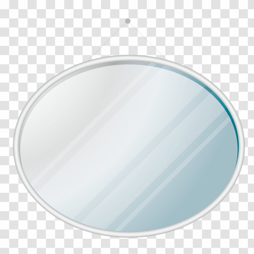 Mirror - Bathroom - Vector Round Transparent PNG